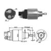 HOFFER 6646070 Solenoid Switch, starter
